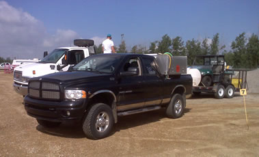 Weed Control Truck and Trailer